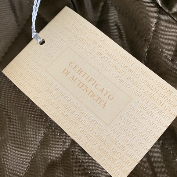 NWT Giorgio Armani Trench Coat with Quilted Liner - Picture 8 of 12